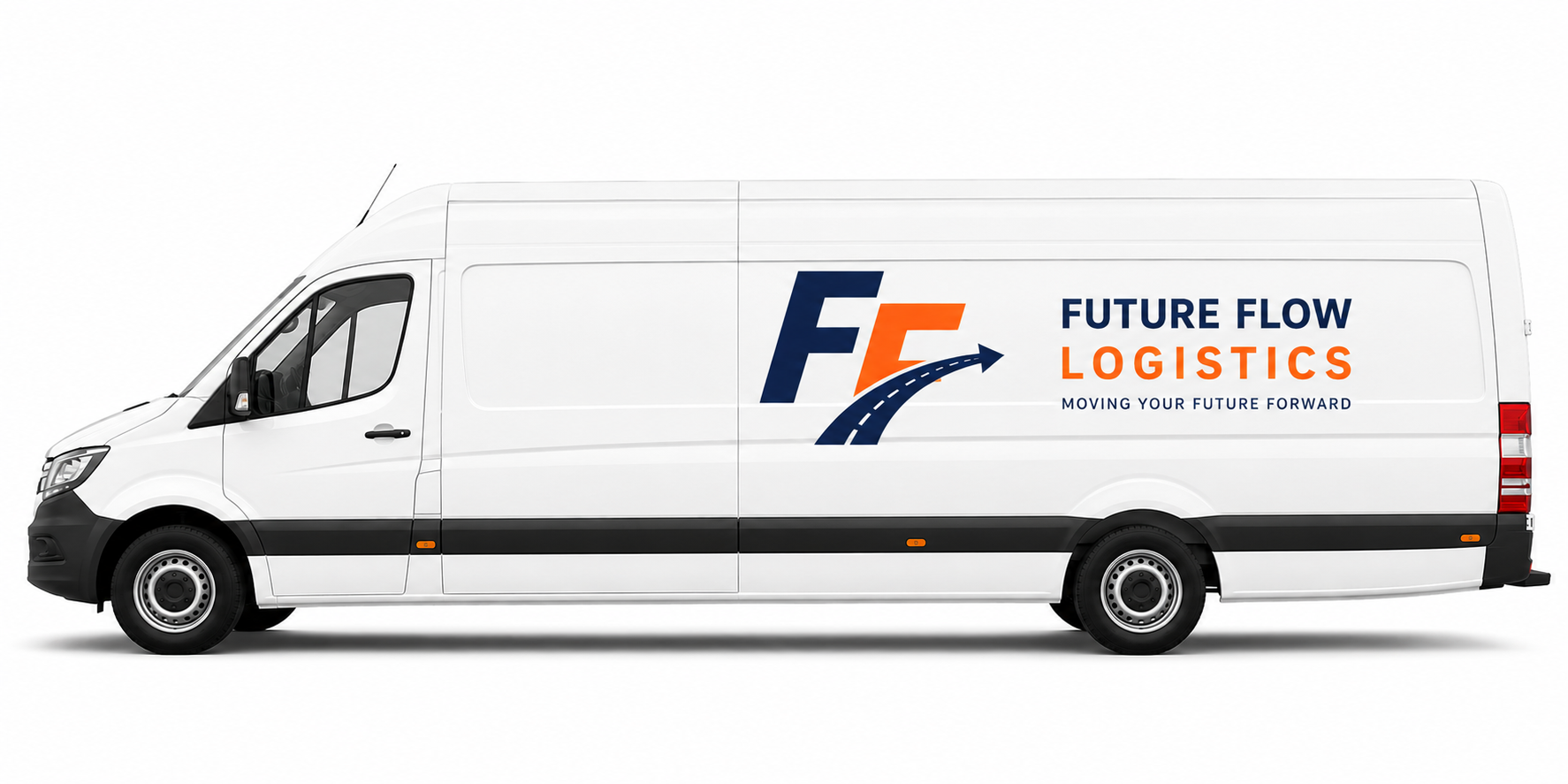 FutureFlow Logistics Extra Long Wheel Base Van